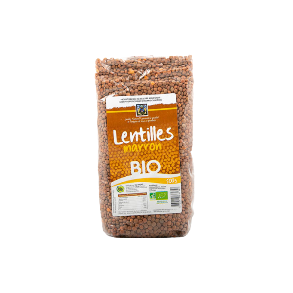  Lentilles Marron Bio 500g