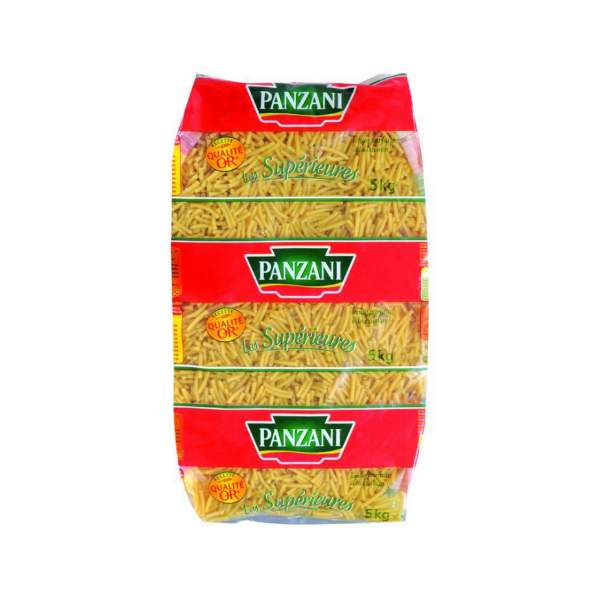 Pâtes Macaroni - PANZANI - sac de 5kg   - Shopping et Courses  en ligne, livrés à domicile ou au bureau, 7j/7 à la Réunion