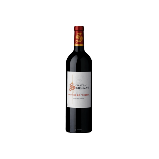 Vin rouge Bordeau Château Sergant 2014 0,75 L