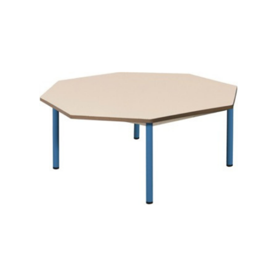 Table scolaire octogonale 