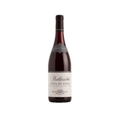 Vin rouge - Aop Côtes Du Rhône - Chapoutier Côtes du Rhône Belleruche 2018 75cl