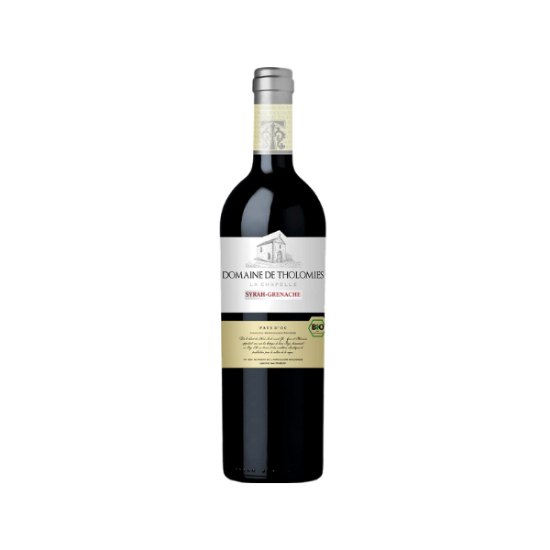 Vin rouge - Pays D'Oc - Domaine de Tholomies Rouge Syrah Grenache Bio 2015 75cl
