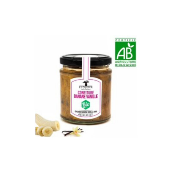 ELOJEMA - Confiture Banane Vanille - 200g