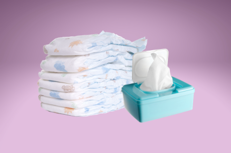 Image pour la catégorie Couches et Lingettes bébé