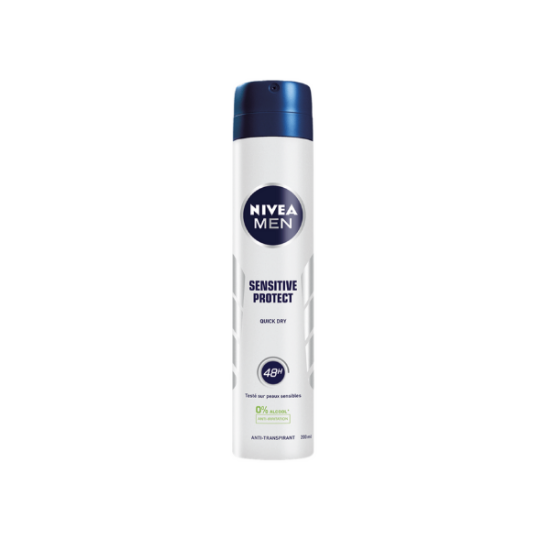 NIVEA Déodorant spray anti-transpirant SENSITIVE PROTECT homme 200ml