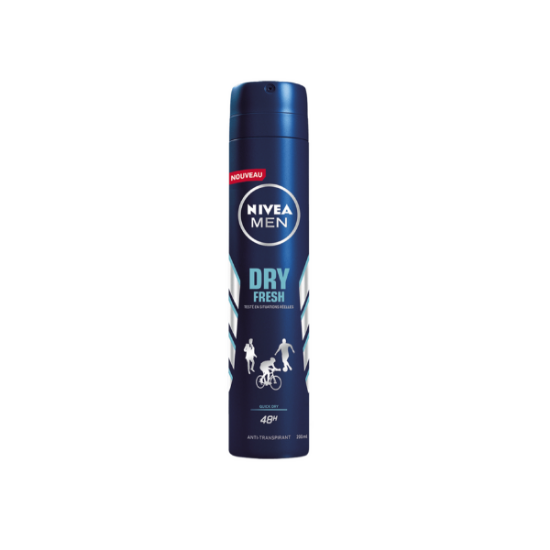 NIVEA Déodorant spray Anti-transpirant DRY FRESH homme 200ml