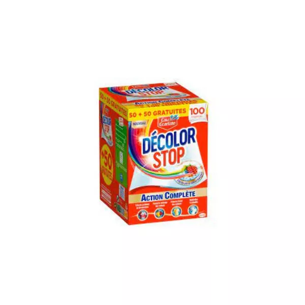 Eau Ecarlate 100 Lingettes Decolor Stop Action Complete Chezvous Re Shopping Et Courses En Ligne Livres A Domicile Ou Au Bureau 7j 7 A La Reunion