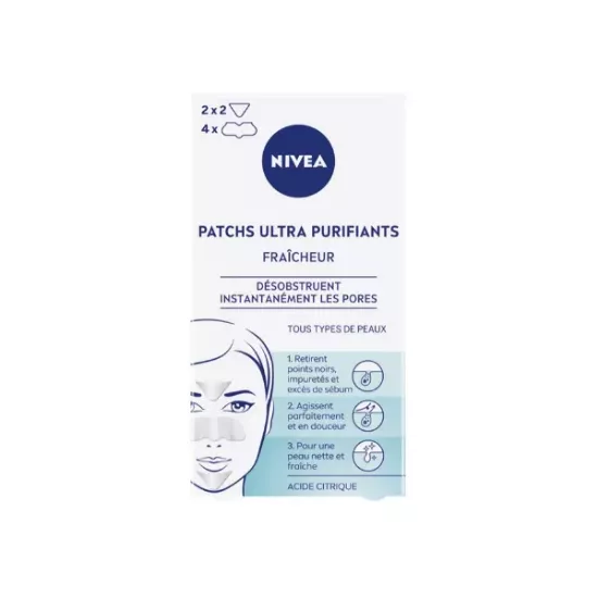 NIVEA Patchs purifiants visage x6