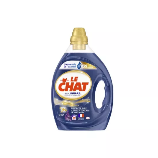 LE CHAT Lessive Huiles Essentielles Lavande Bleue - 1.95L