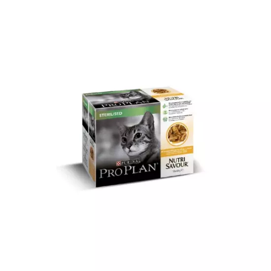 Purina Pro Plan Cat Sterilised Gig Chicken 10x85gr