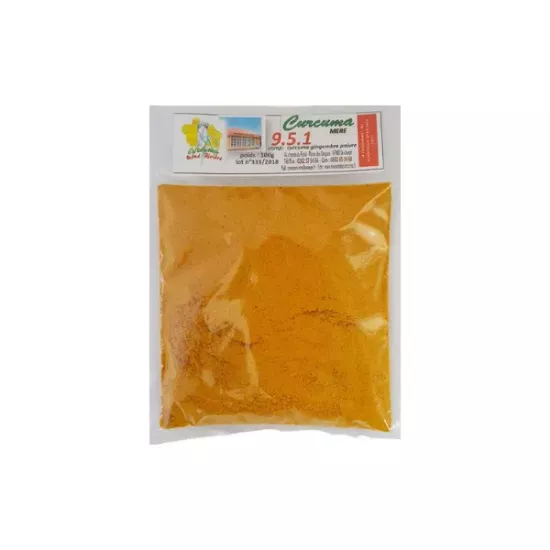 Curcuma Mère 951  LA MAISON DU CURCUMA sachet de 100g