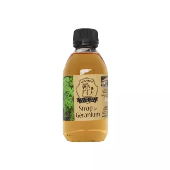 Sirop de géranium LA MAISON DU CURCUMA 200ml