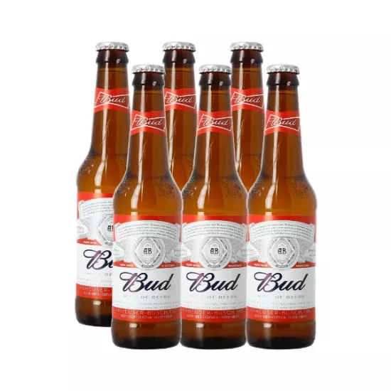 Bière Bud Bouteille (Pack 6 x33cl)