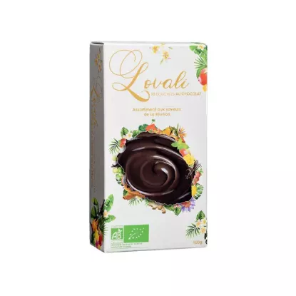 LOVALI assortiment de 10 chocolats BIO 100% Péi