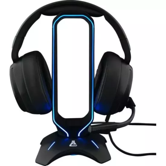 Support universel pour casque gaming G-LAB K-Stand Radon RGB    - Shopping et Courses en ligne, livrés à domicile ou au bureau, 7j/7 à la  Réunion