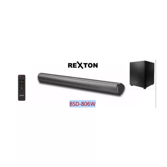 REXTON HOME CINEMA 2.1 Barre de son + caisson sans fil 80W