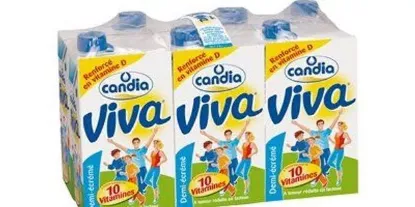 Picture of Lait Candia Viva 1/2 écremé Brique 1L x 6