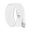 Câble USB-A vers Lightning MFi 2 m Big Ben, recyclé, blanc