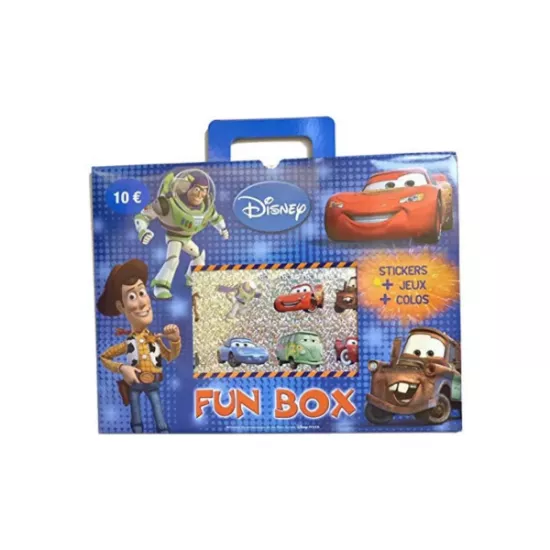 Fun box Cars et Toy Story - Stickers + jeux + colos