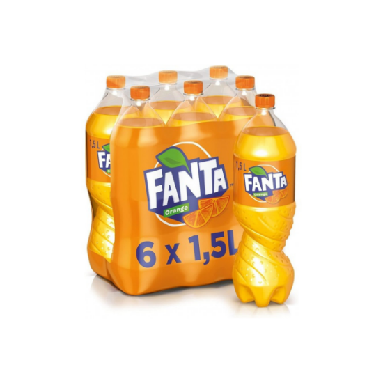 Fanta pack de 6 bouteilles de 1,5L