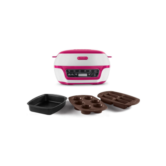 Tefal Cuisson festive Machine à gâteaux Cake Factory (rose