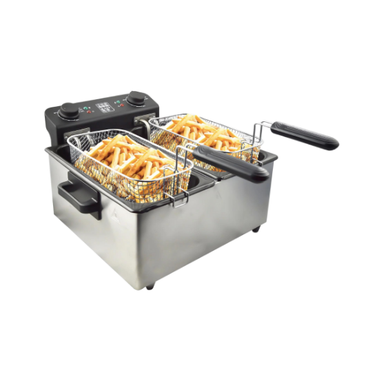 Friteuse électrique cuve amovible 6L inox Senya Family Fryer