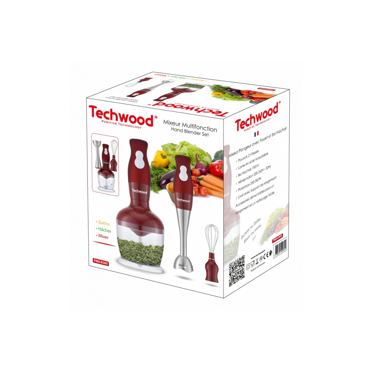 TECHWOOD TMS-8126 Mixeur plongeant - Electroménager