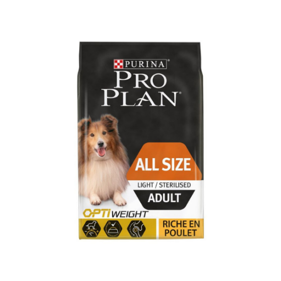 Purina Pro Plan Dog All Size Light Sterilised Poulet 14kg 