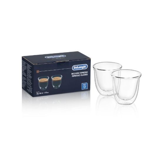 DELONGHI Set 2 Verres à Expresso - 60 ml (DLSC310)