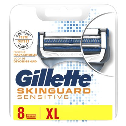 8 lames de rasoirs Gillette Skinguard Sensitive