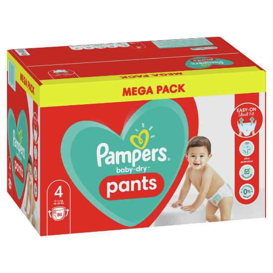 PAMPERS Couches Pants Maxi T4 - 84 unités en vente en ligne à la Réunion    - Shopping et Courses en ligne, livrés à domicile ou au bureau,  7j/7 à la Réunion