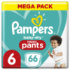 PAMPERS Couches Pants Maxi T6 - 66 unités
