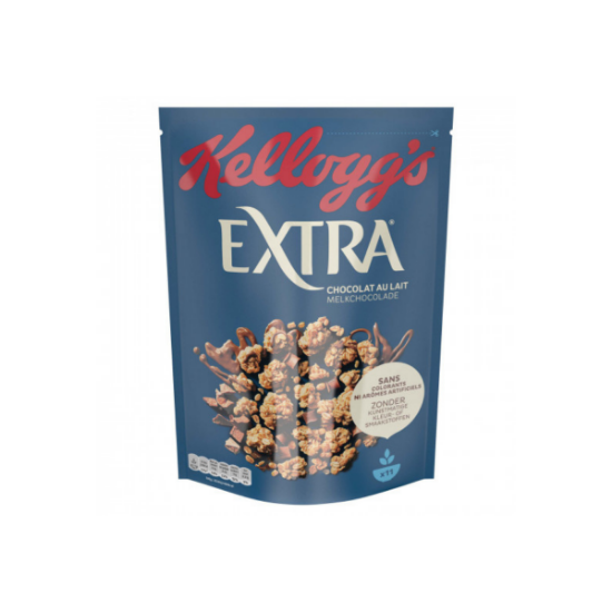KELLOGG'S Céréales Extra chocolat au lait 500g