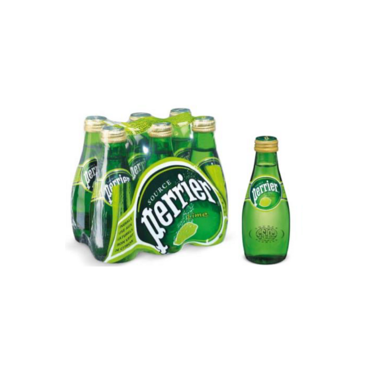 Eau gazeuse PERRIER Lime 6x20cl | ChezVous.re - Faites vos courses en ...