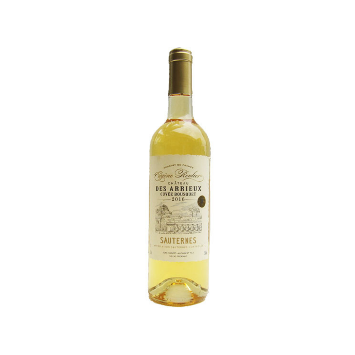 Vin blanc - E. Reulier Sauternes Château Blanc Moelleux 75 cl