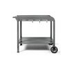 Desserte pour plancha 2 ou 3 brûleurs plateau 70 × 50 cm – Livoo GS168G – gris