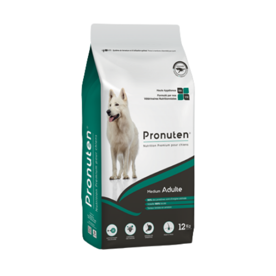 PRONUTEN croquettes chien adulte médium 12KG