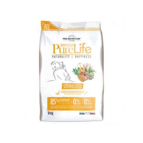 PURELIFE croquettes chat stérilisé 2KG