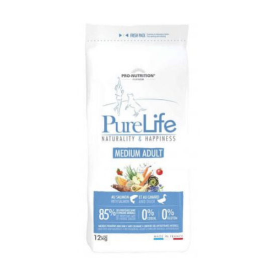 PURELIFE croquettes chien adulte medium 12KG