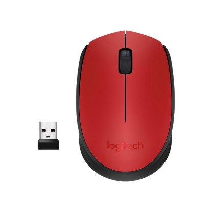 Souris Logitech sans fil Fil M171 Rouge