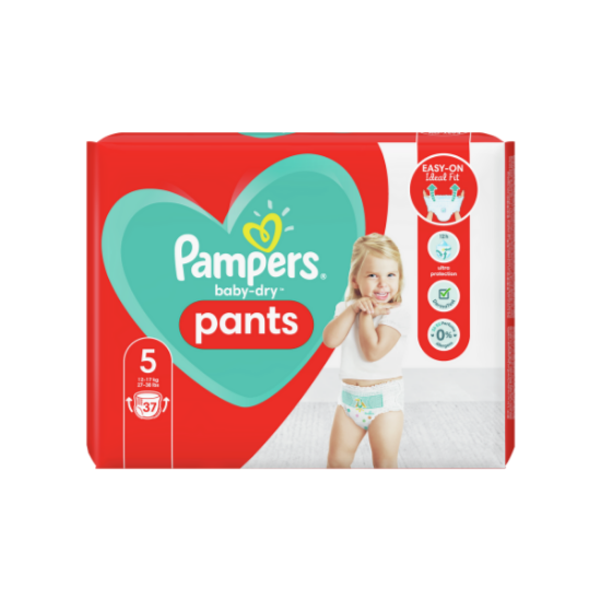 Pampers Baby-Dry Pants Couches-Culottes Taille 5, 37 Culottes