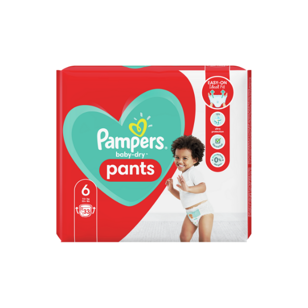 Pampers Baby-Dry Pants Couches-Culottes Taille 6, 33 Culottes disponible et  en vente à La Réunion