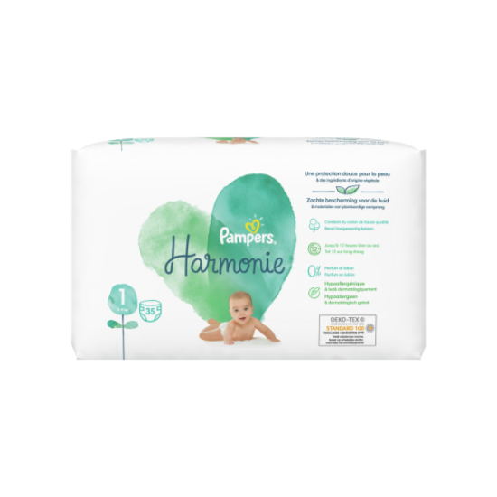 Pampers Harmonie Taille 1, 35 Couches 