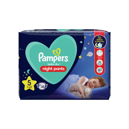 Pampers Night Pants Couches-Culottes Pour La Nuit, Taille 5, 35 Couches-Culottes