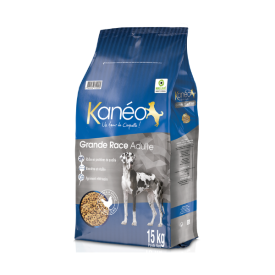 KANEO croquettes chien adulte grandes races 15KG