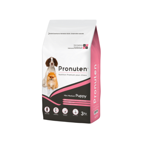 PRONUTEN croquettes chiot mini/medium 3KG