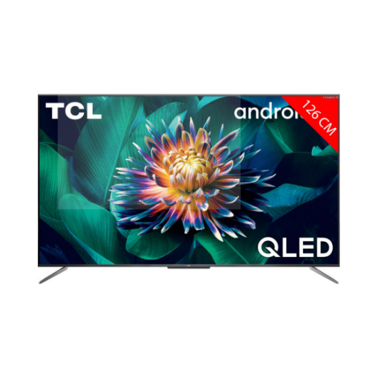 TV TCL 50C711 (127 cm)  4K QLED Ultra Slim avec HDR PREMIUM et Android 50''