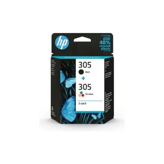 Pack 2 Cartouches HP 305 Noir + Couleur