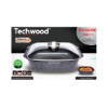 TECHWOOD Rotissoire 34 Cm Fonte d'Aluminium