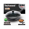 TECHWOOD Wok 30 Cm Fonte d'Aluminium